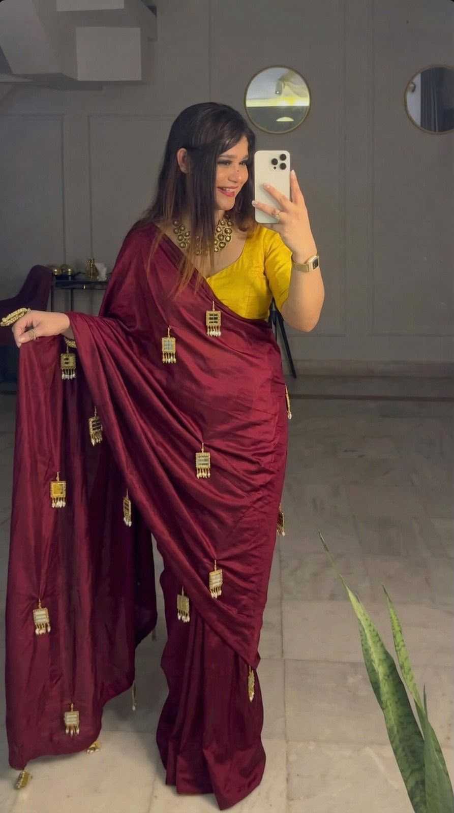 Chinon Designer Saree