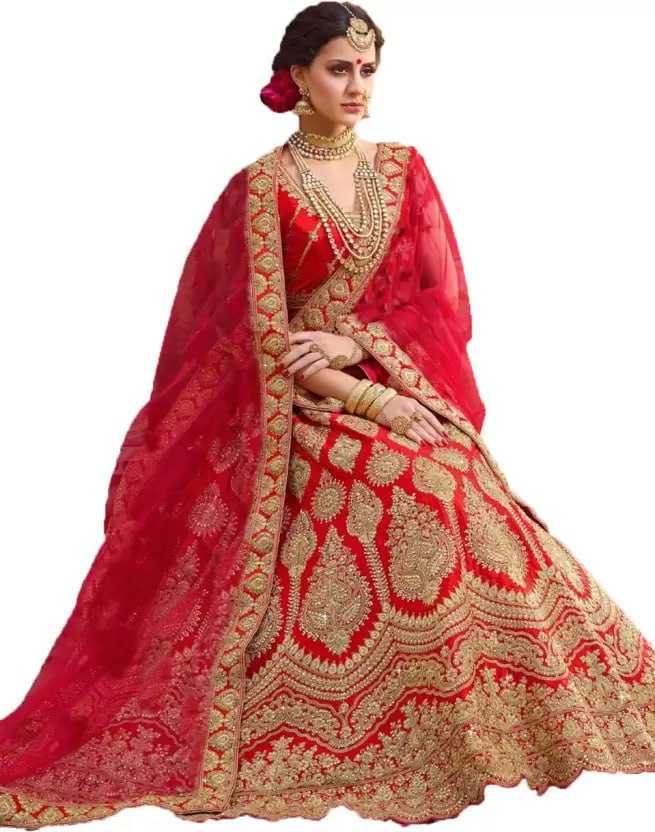 Net Wedding Lehenga