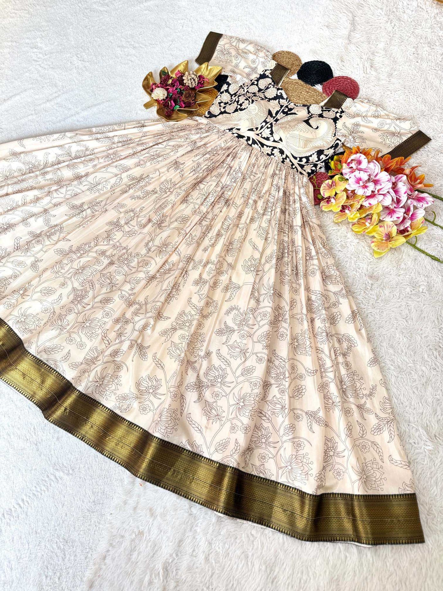 Printed Gown