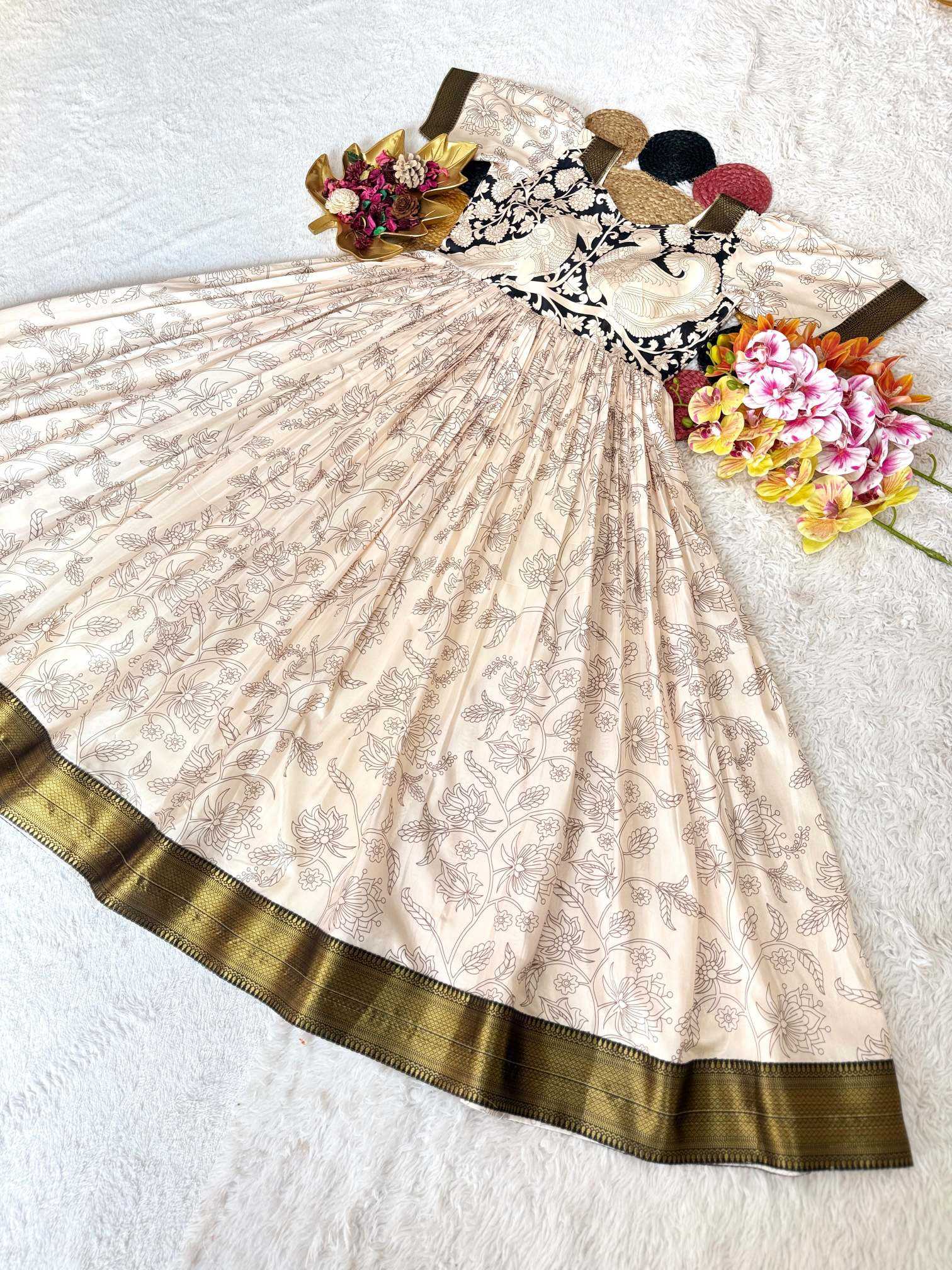 Printed Gown