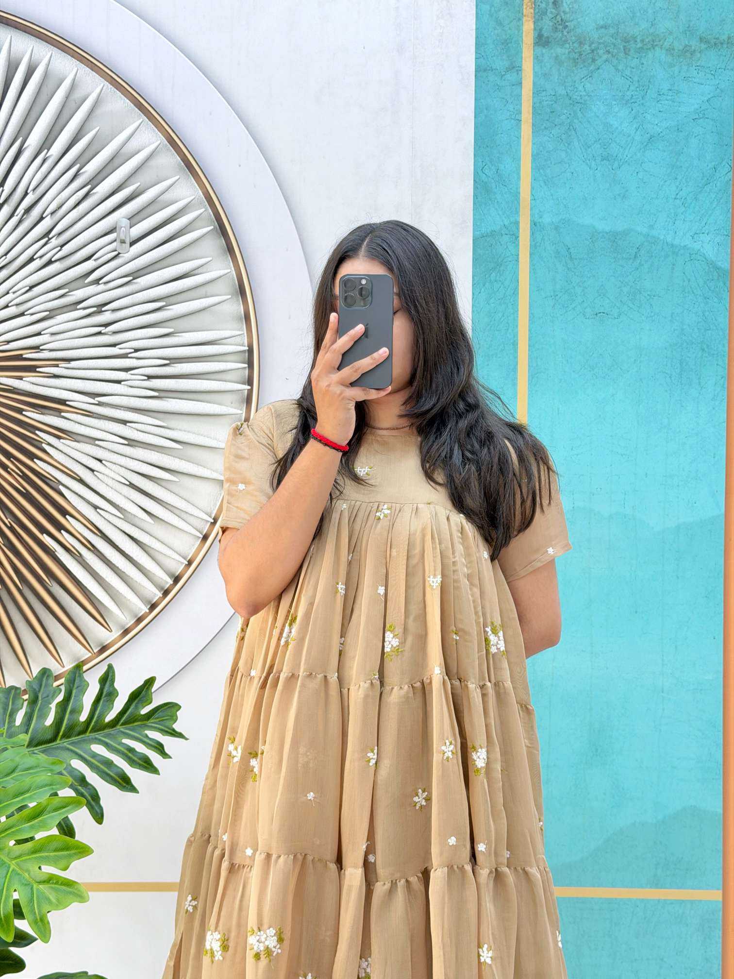 Cotton Embroidery Gown
