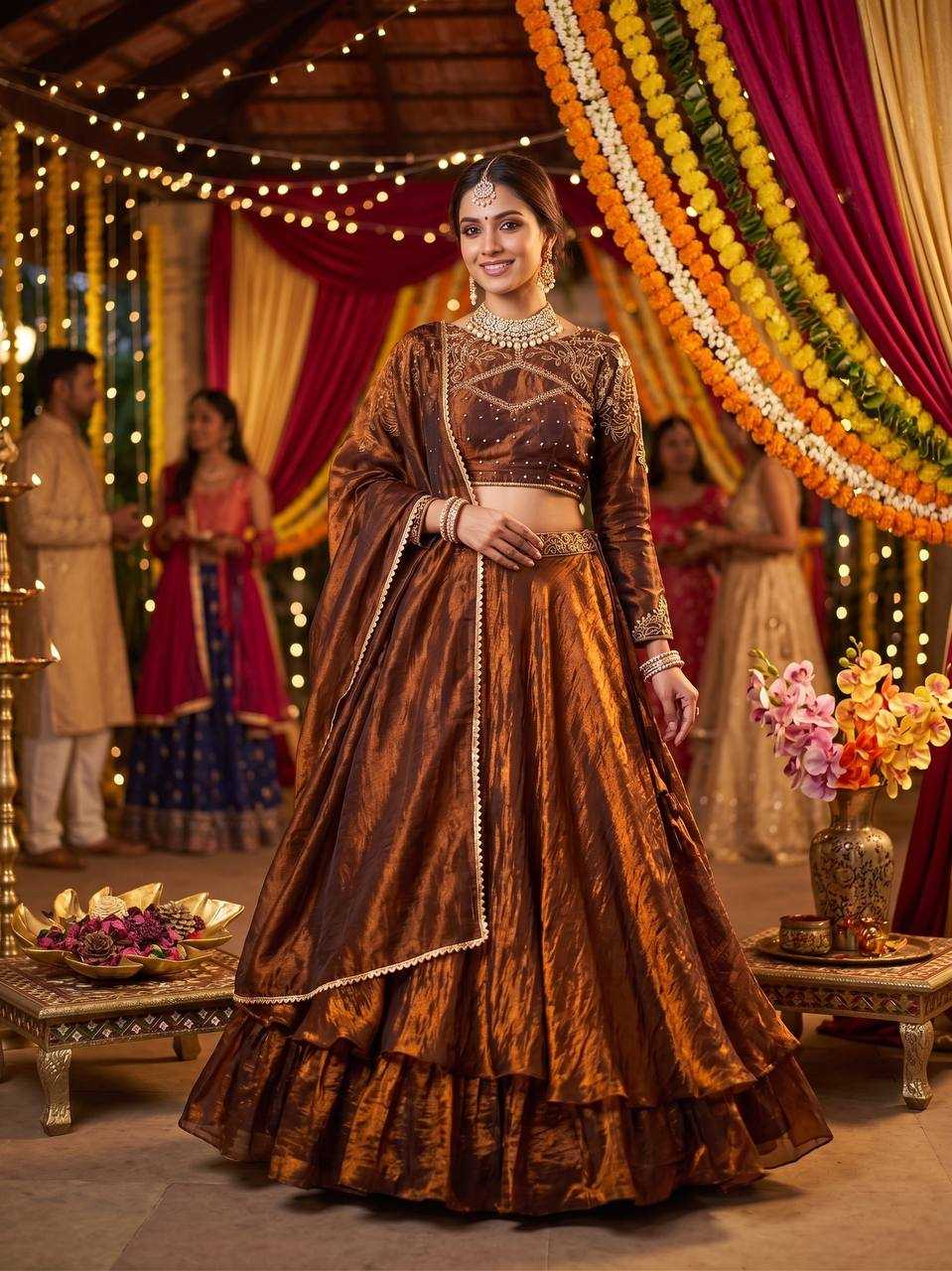 Space Silk Traditional Lehenga