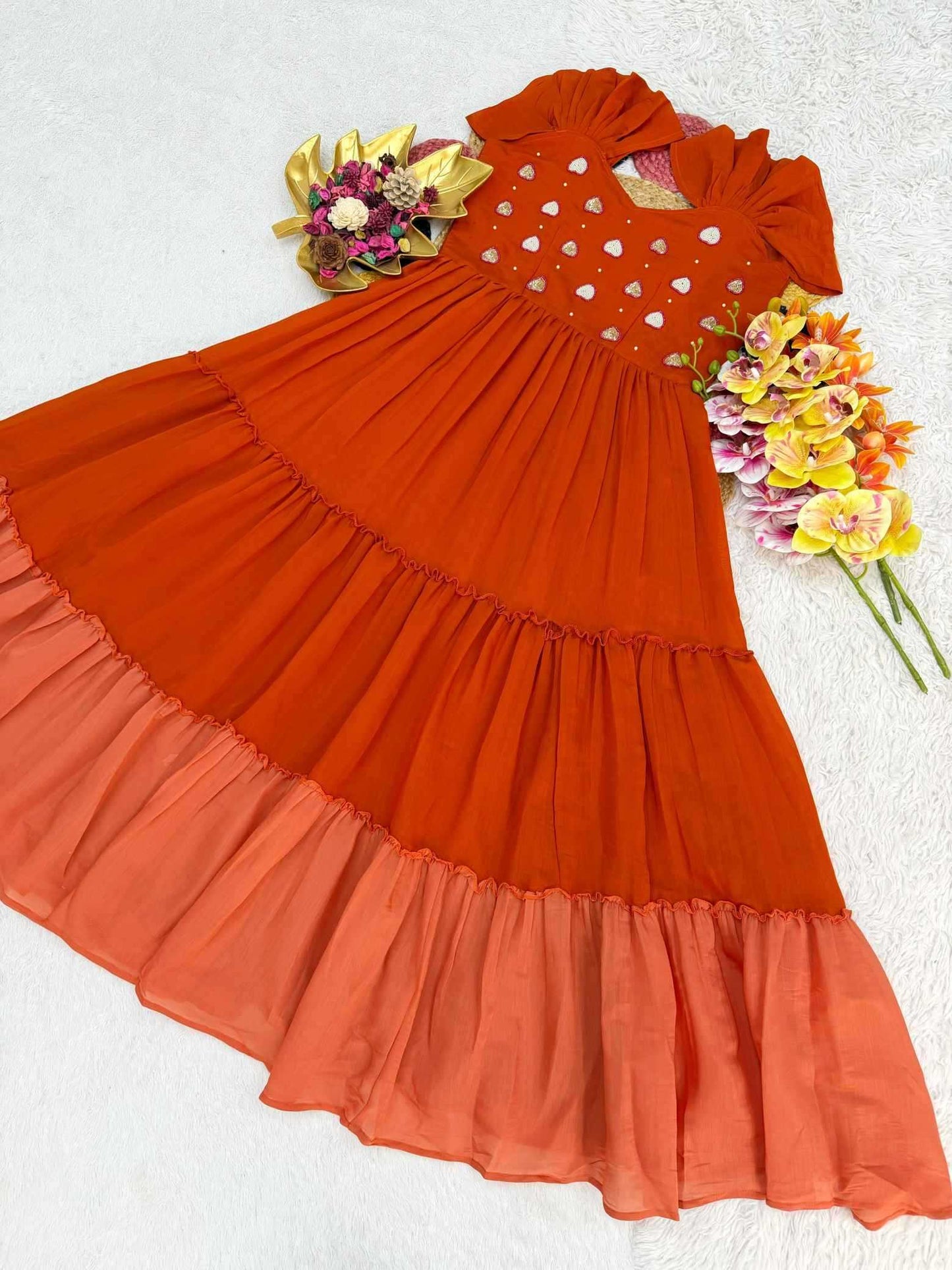 Cotton Fancy Gown