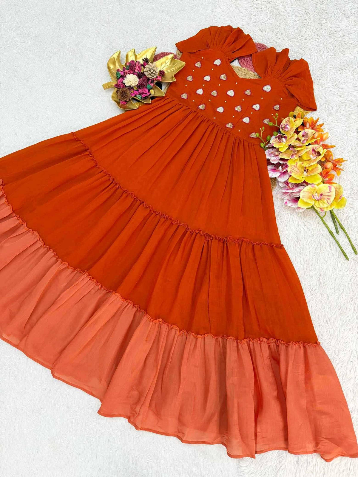 Cotton Fancy Gown