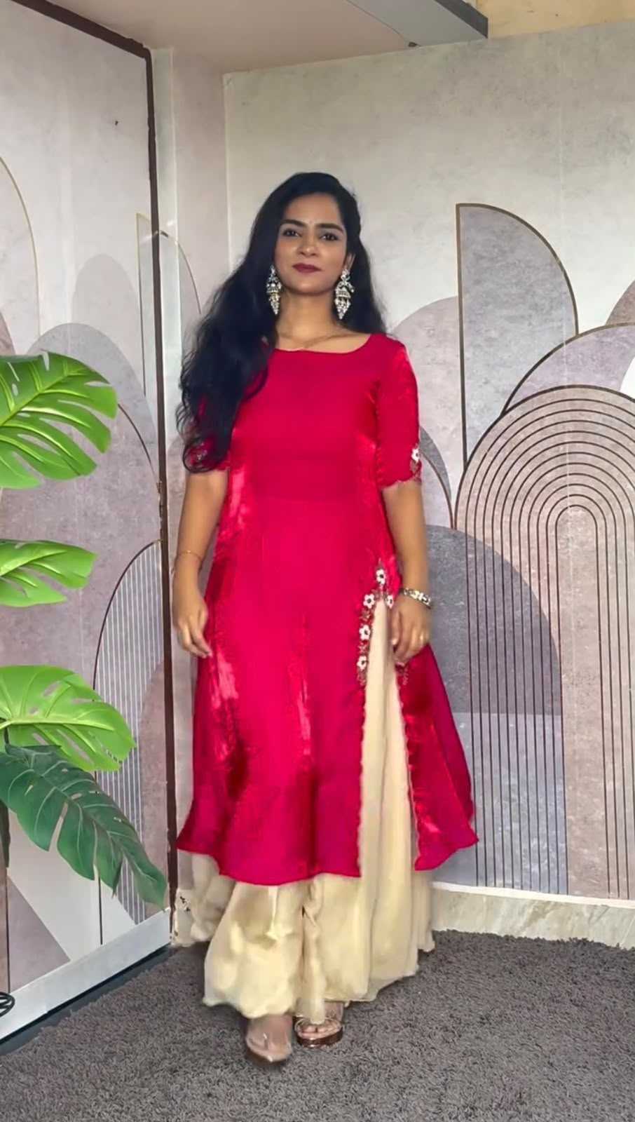 Space Silk Designer Kurti