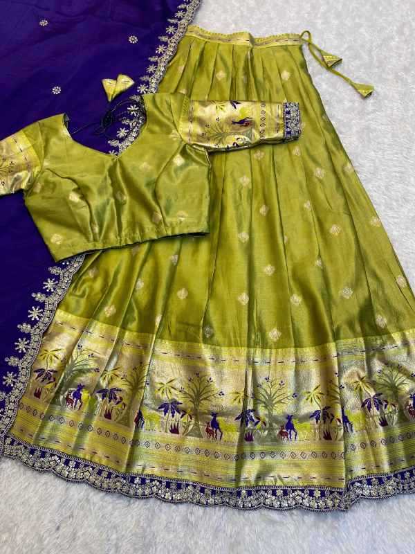 Shimmer Silk Designer Lehenga