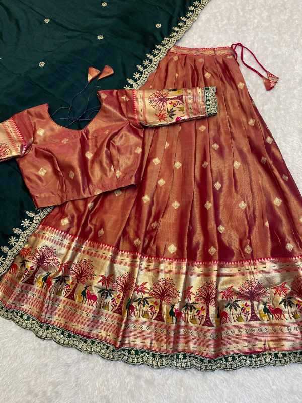 Shimmer Silk Designer Lehenga