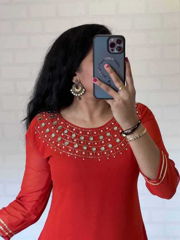 Georgette Designer Kurti