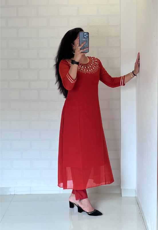 Georgette Designer Kurti