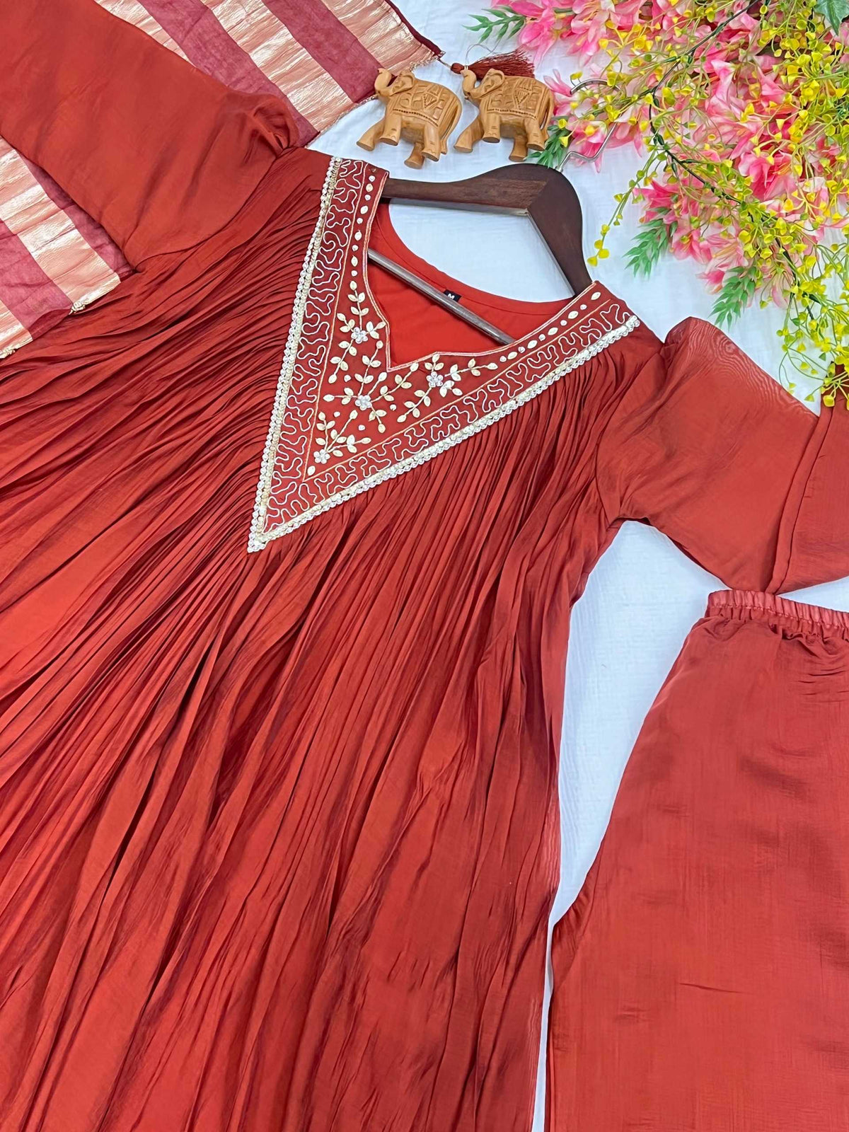 Chanderi Cotton Suit