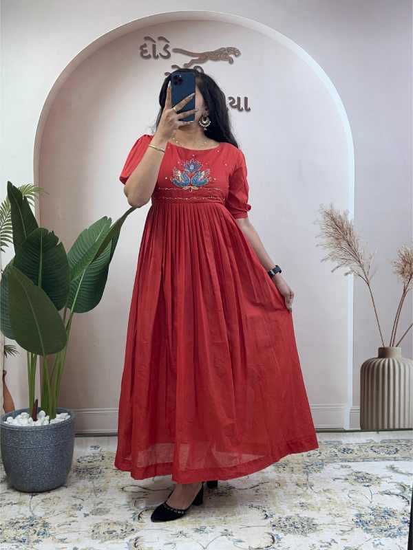 Pure Cotton Party Wear Kurti