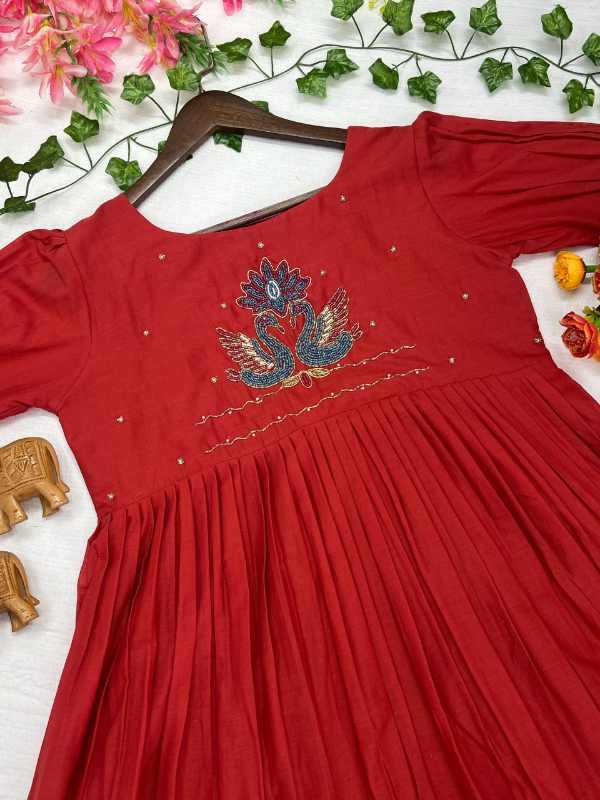 Pure Cotton Party Wear Kurti