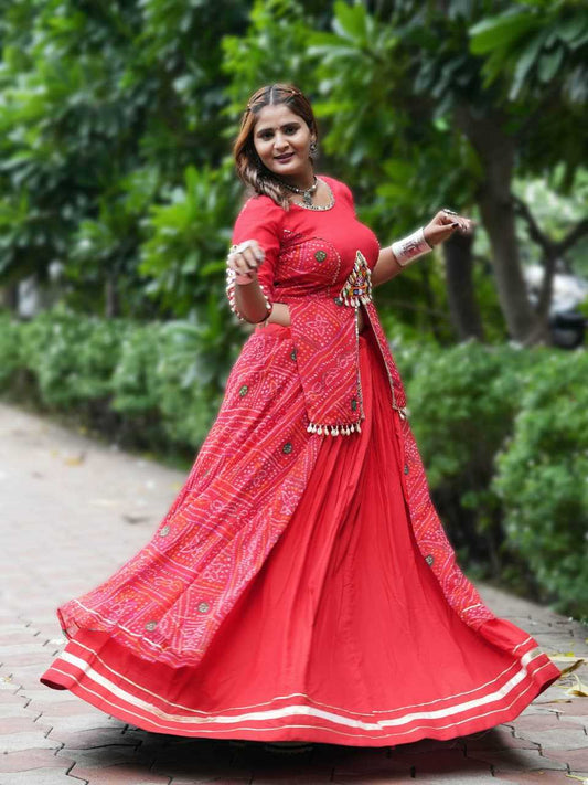 Reyon Cotton Printed Lehenga