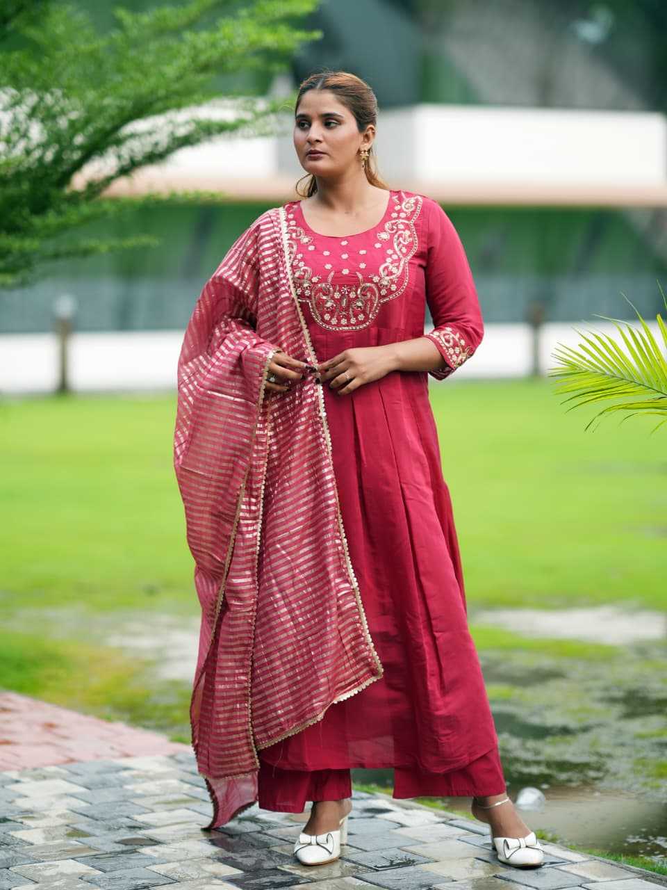 Chanderi Cotton Designer Kurti