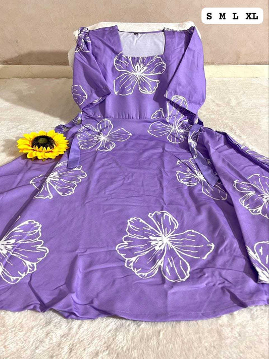 Cotton Printed Gown
