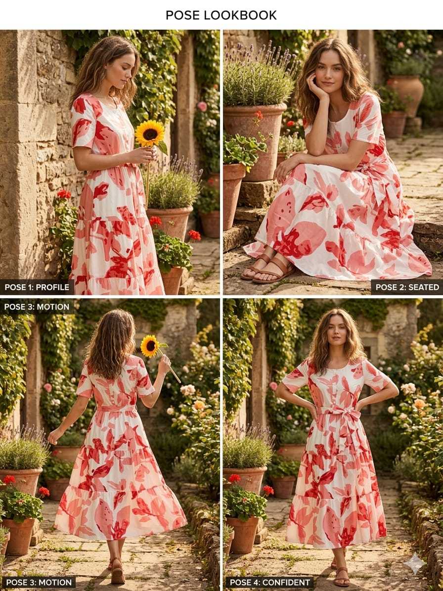 Cotton Printed Gown