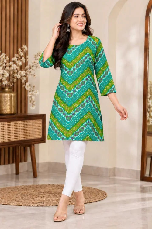 Ails Pure Cotton Printed Kurti