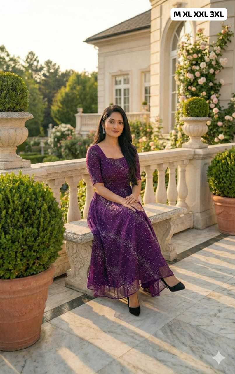 Fancy Embroidery Gown