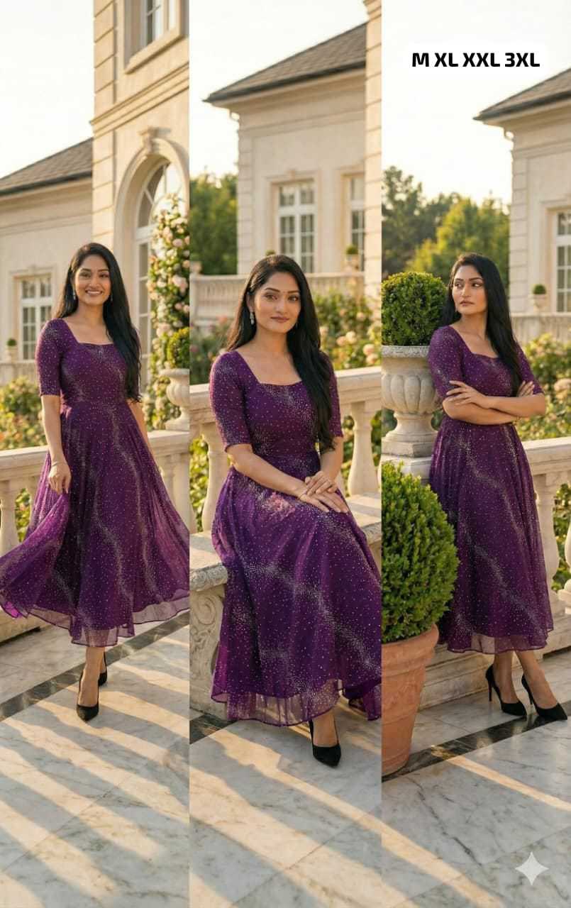 Fancy Embroidery Gown