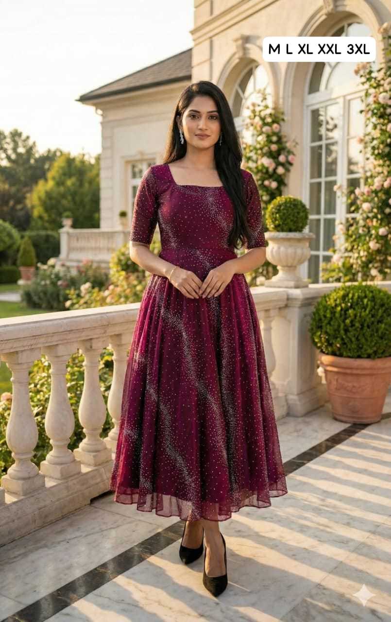 Fancy Embroidery Gown