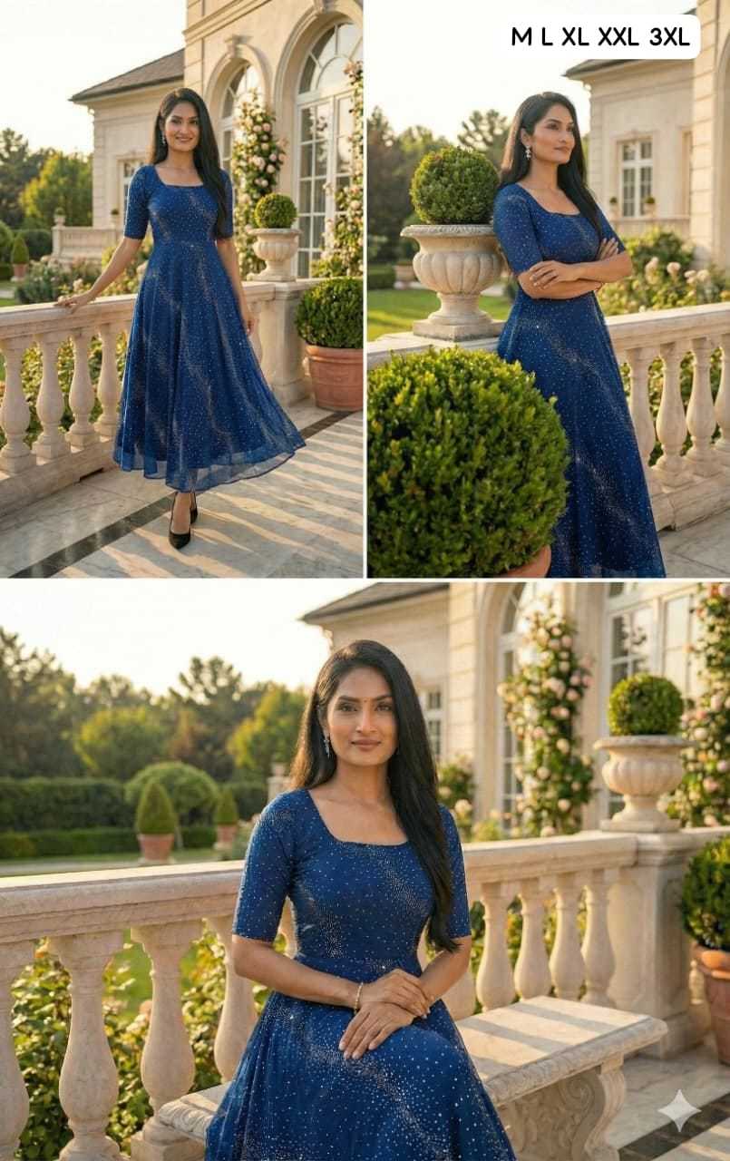 Fancy Embroidery Gown