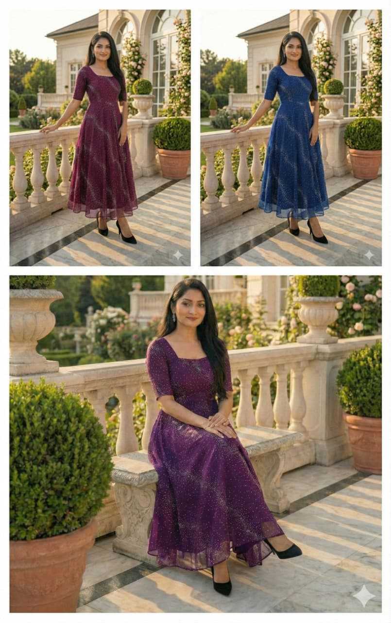 Fancy Embroidery Gown