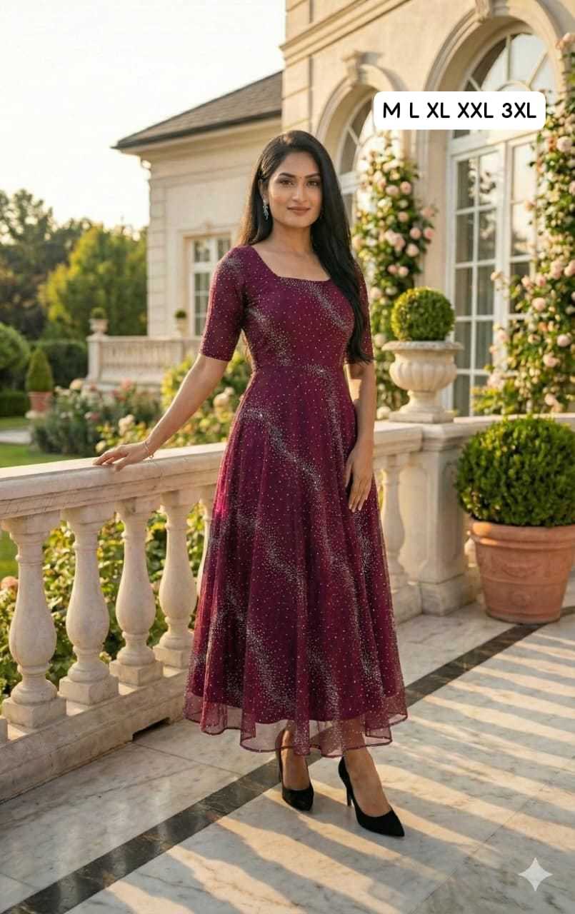 Fancy Embroidery Gown