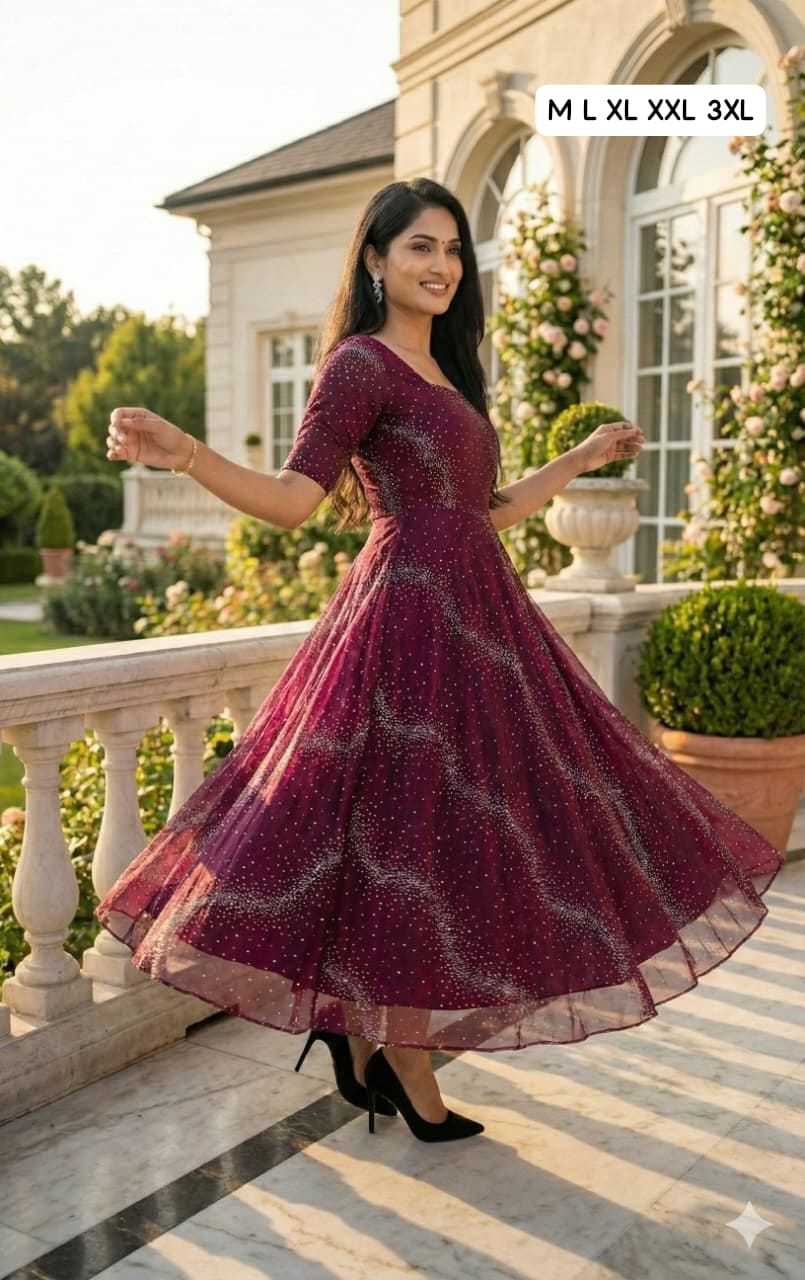 Fancy Embroidery Gown