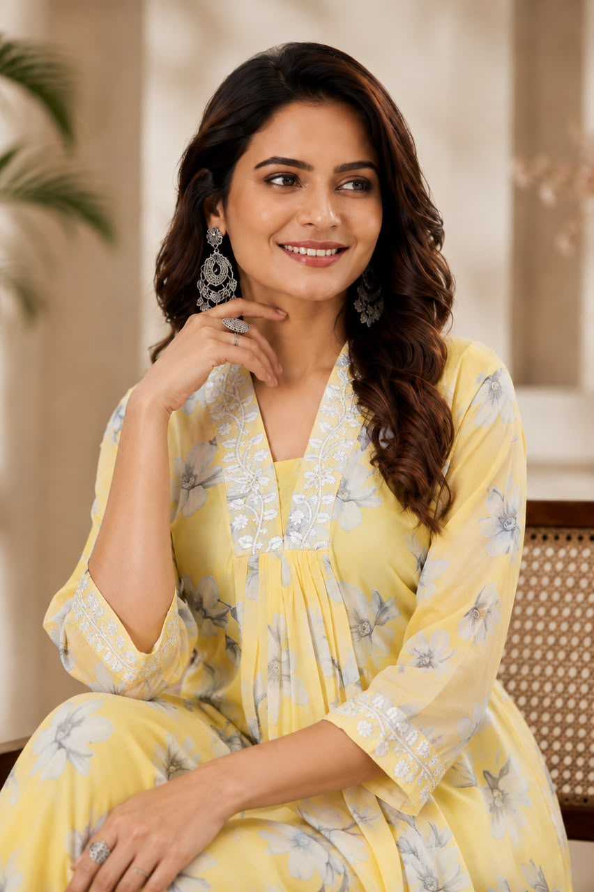 Astar Faux Georgette Designer Kurti