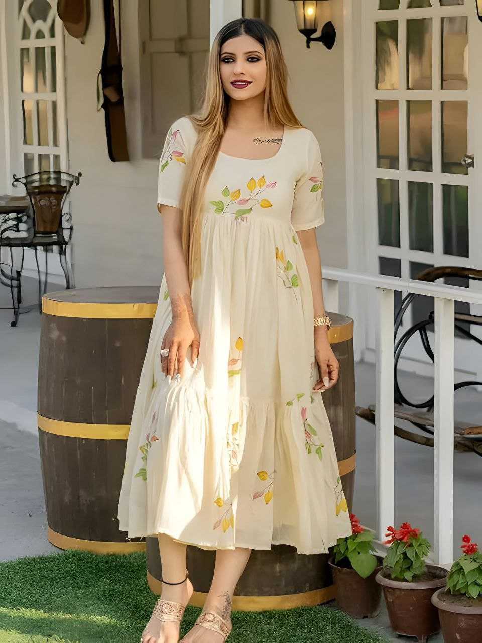 Cotton Fancy Gown