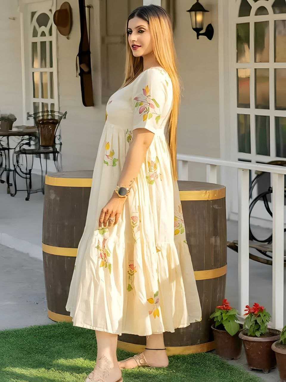 Cotton Fancy Gown