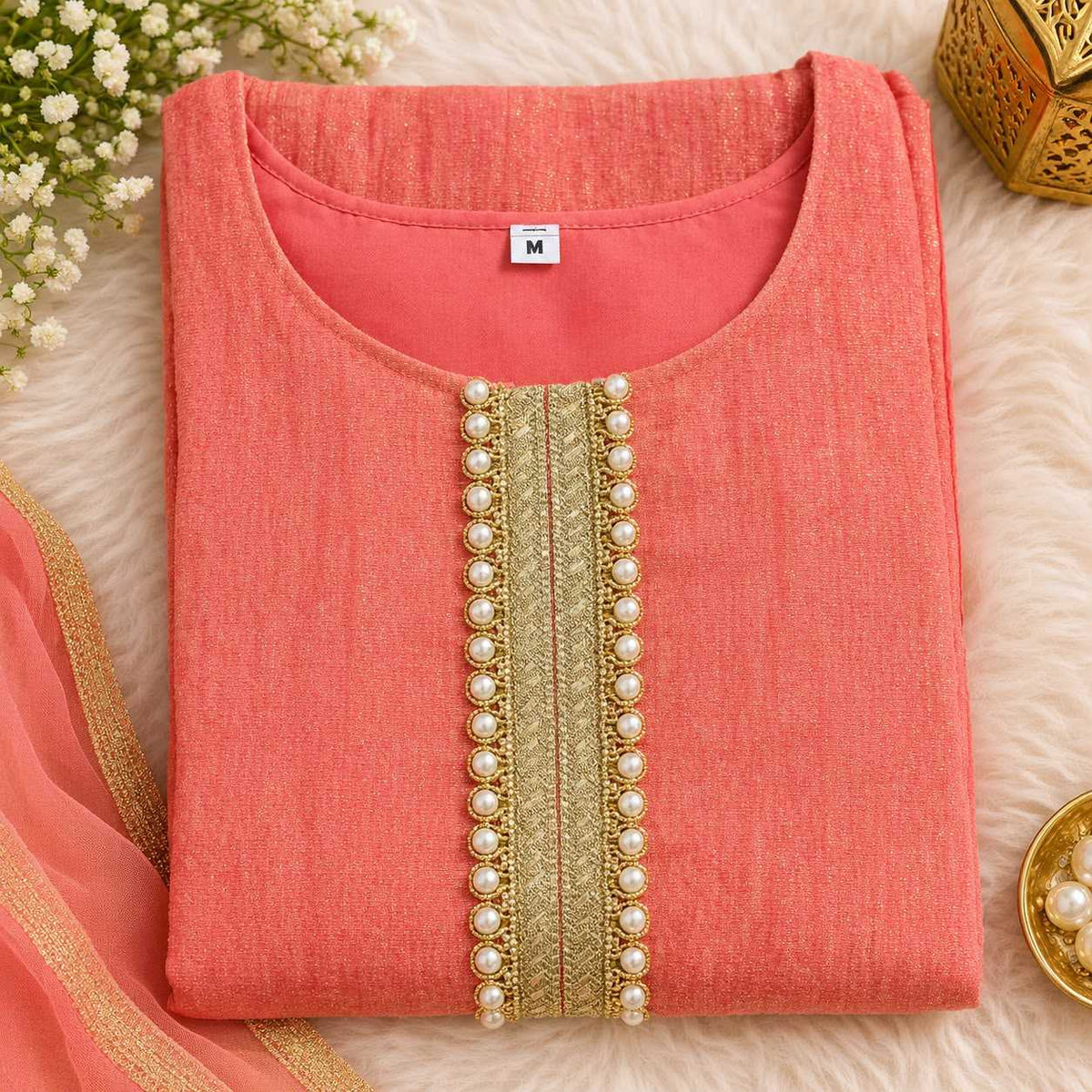 Ceful Tissue Silk Co-ord Set