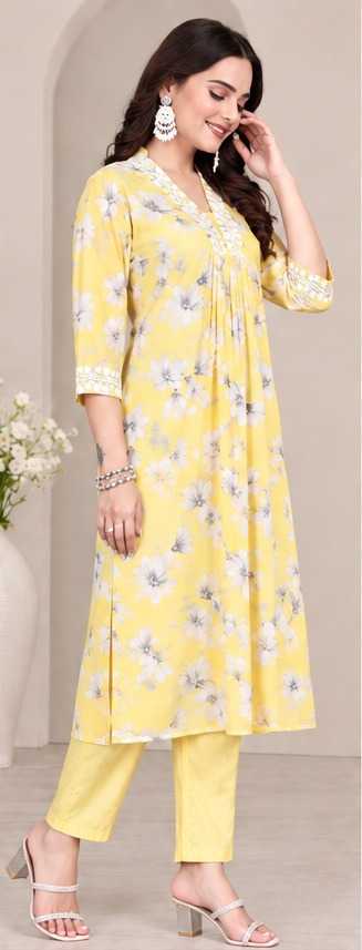 Chik Faux Georgette Cotton Kurti