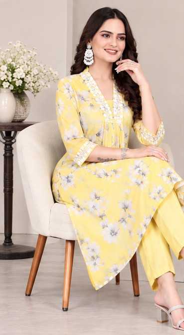 Chik Faux Georgette Cotton Kurti