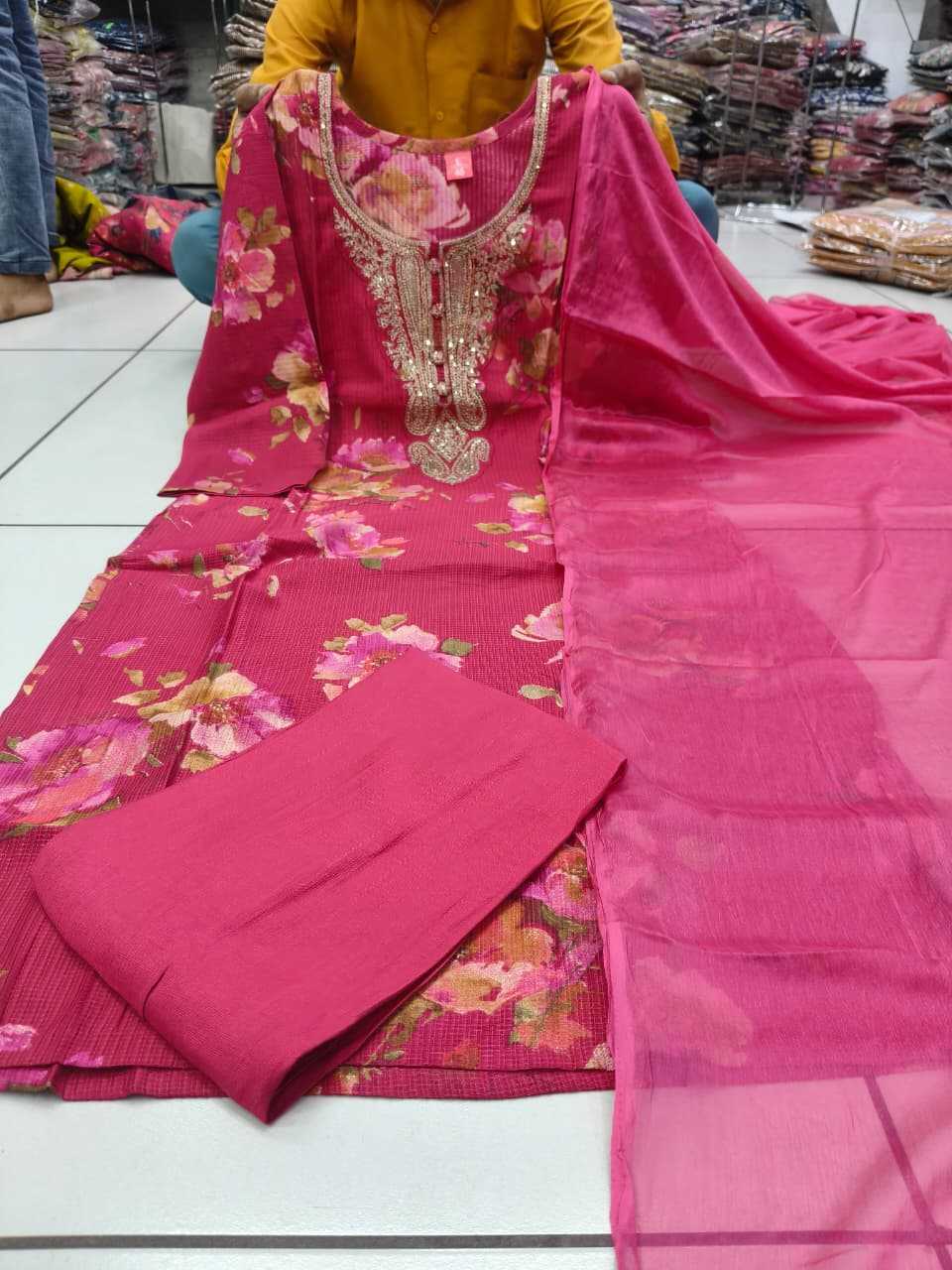 Classic Maslin Designer Kurti