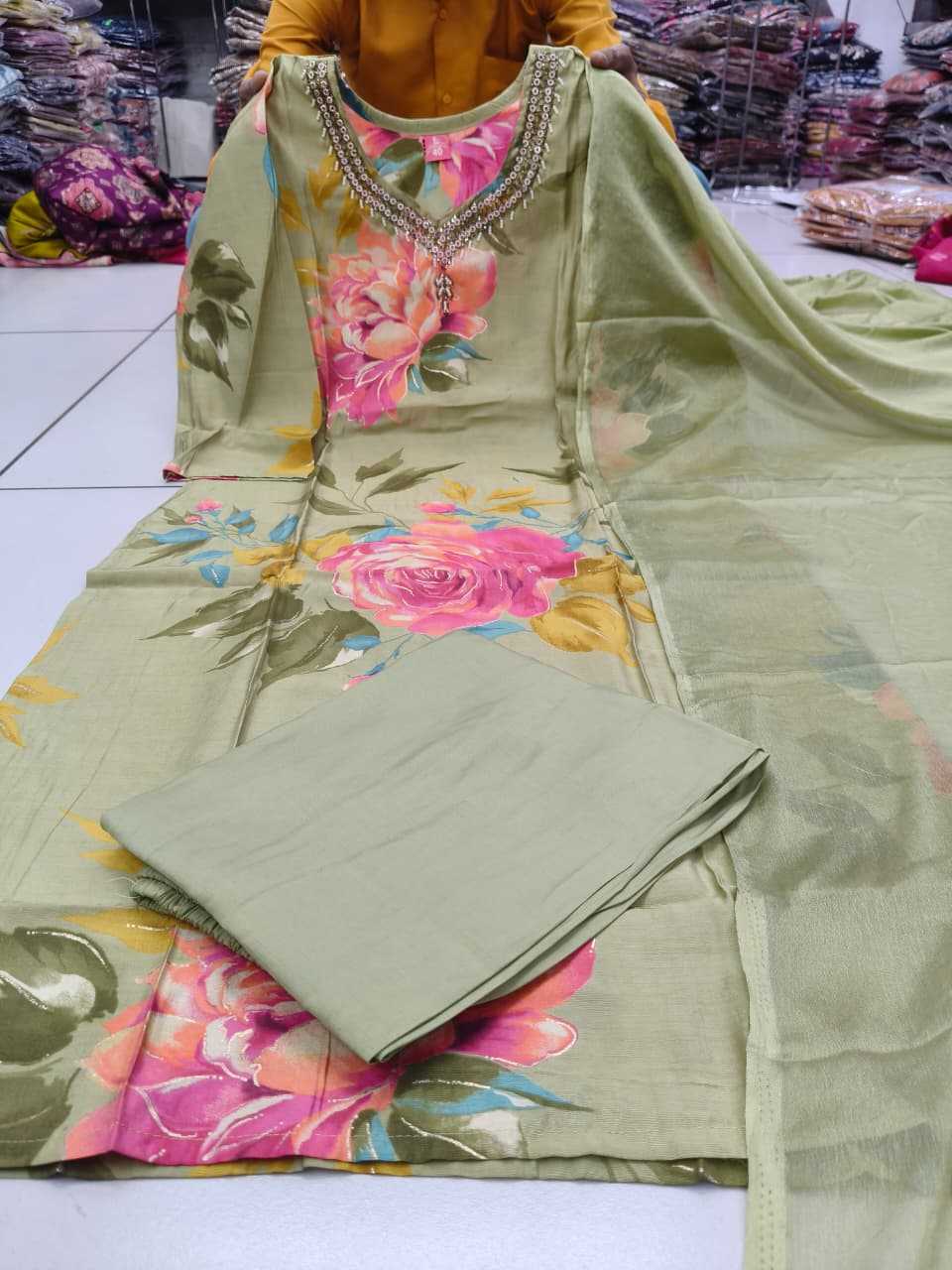Classic Maslin Designer Kurti