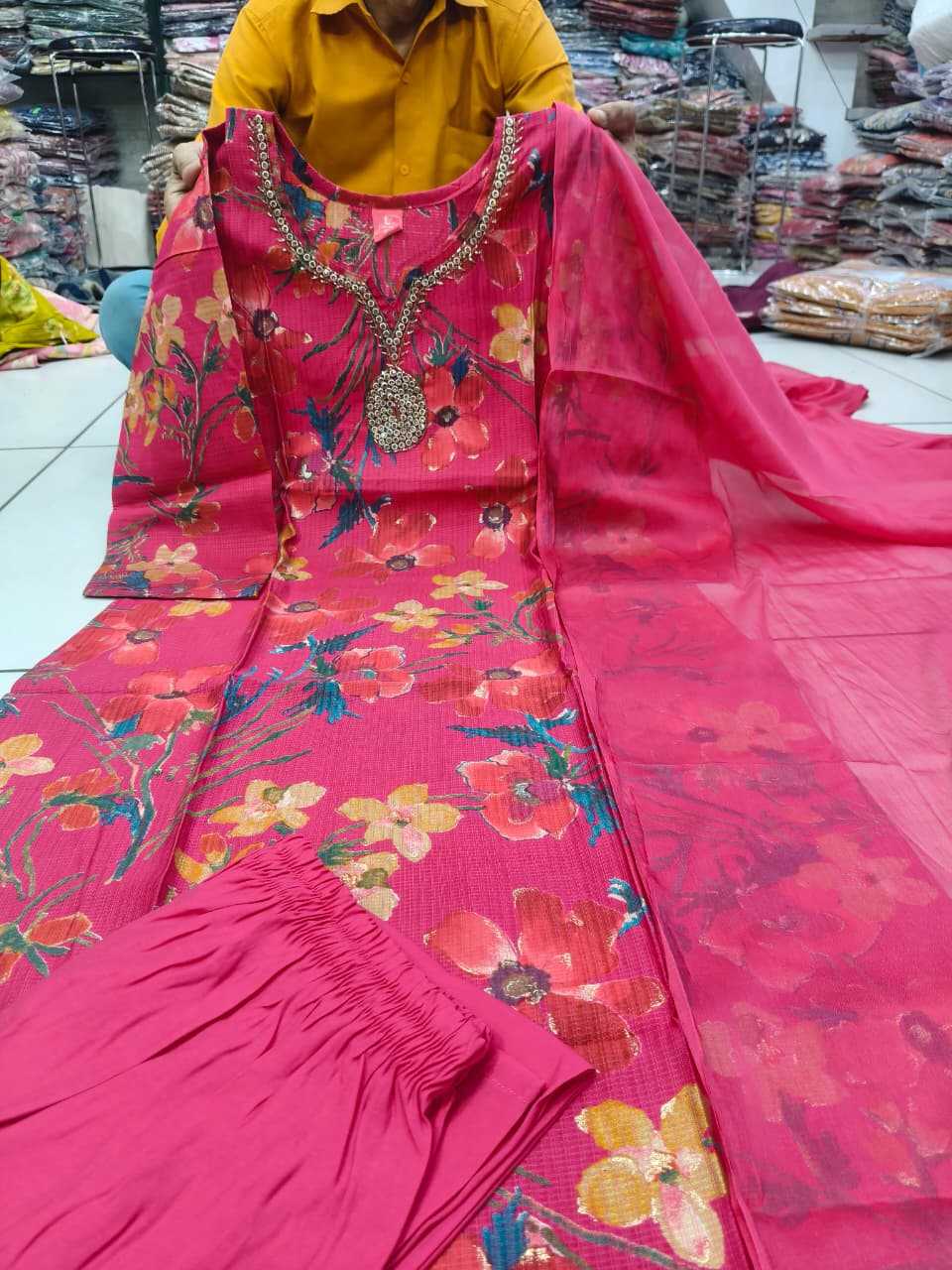 Classic Maslin Designer Kurti