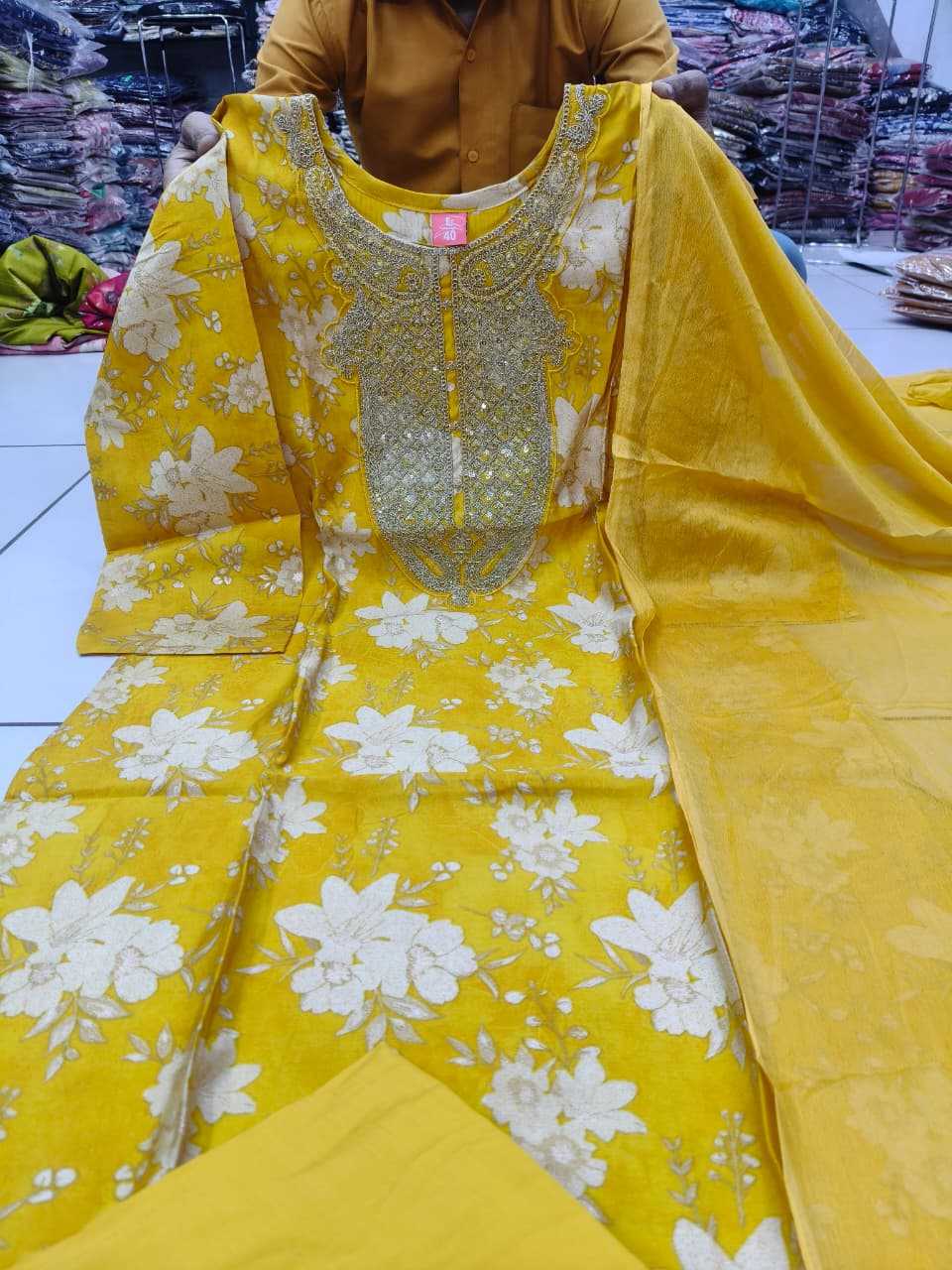 Classic Maslin Designer Kurti