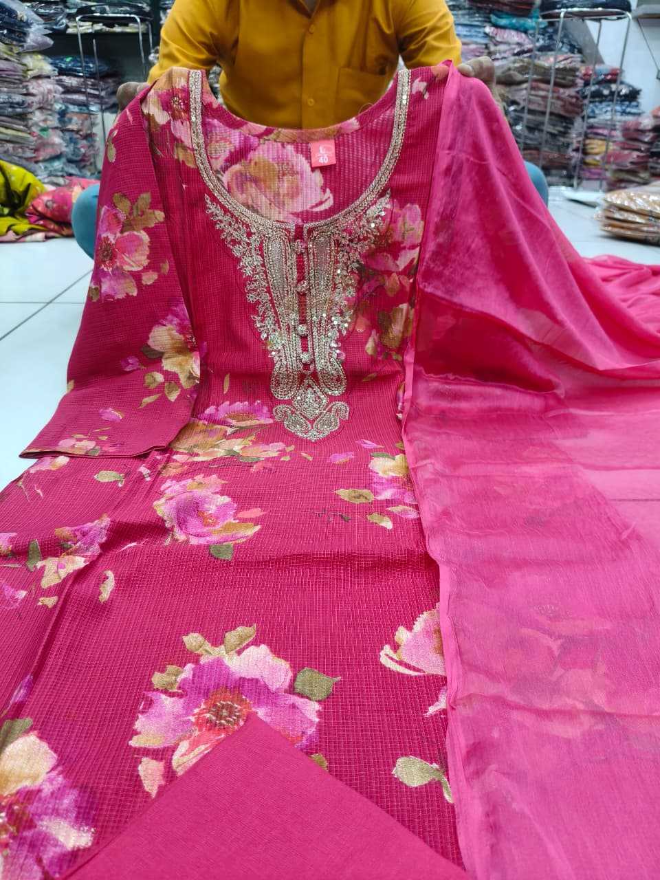 Classic Maslin Designer Kurti