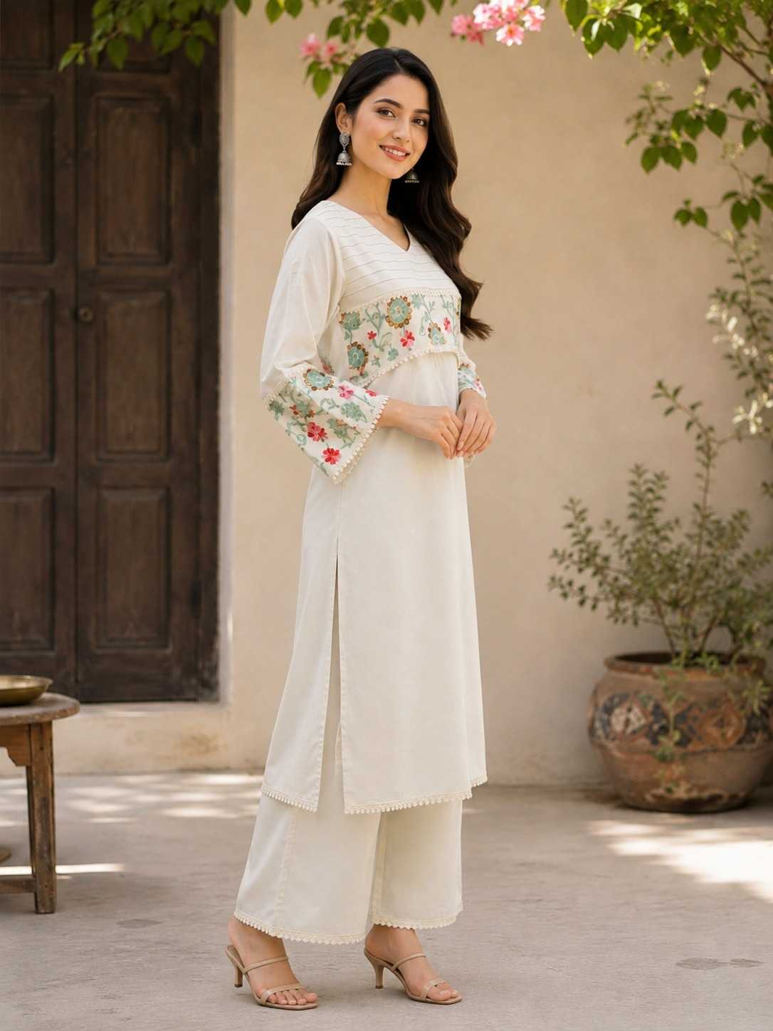 Comfort Pure Cotton Party Wear Kurti