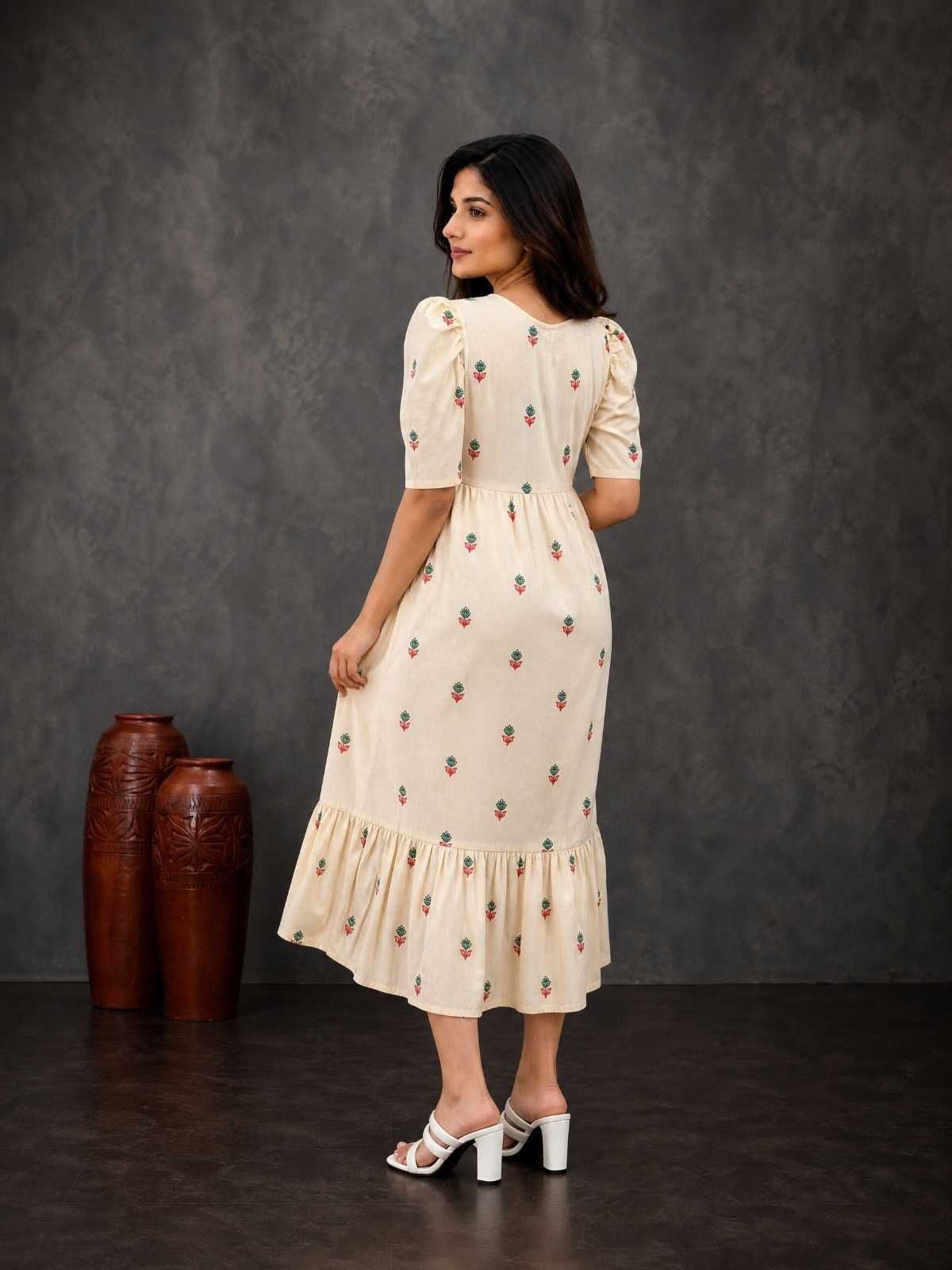 Crafted Cotton Designer Dress