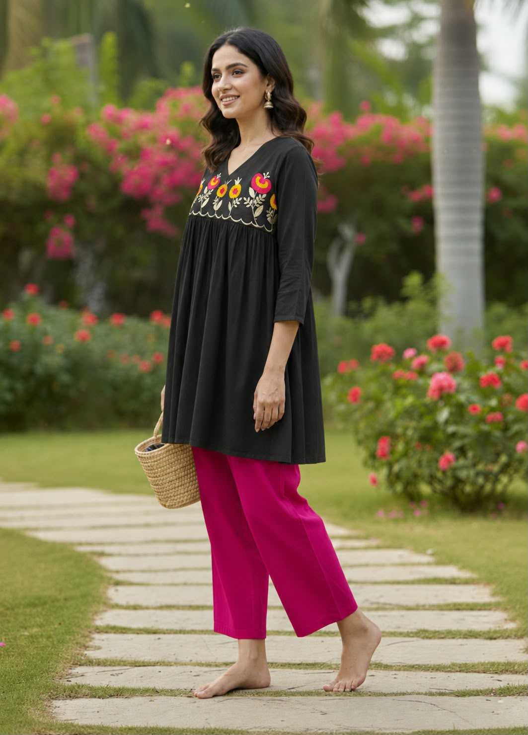 DIA Maslin Designer Kurti