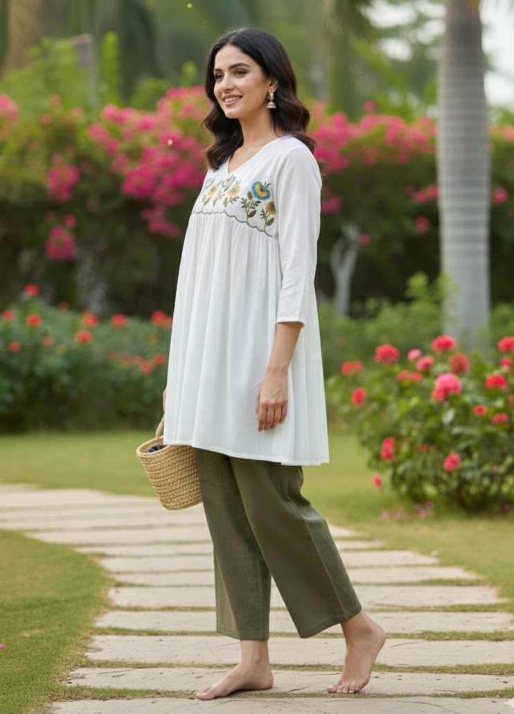 DIA Maslin Designer Kurti