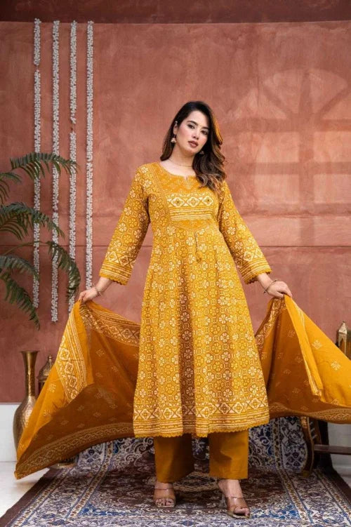 Duper Cotton Party Wear Kurti