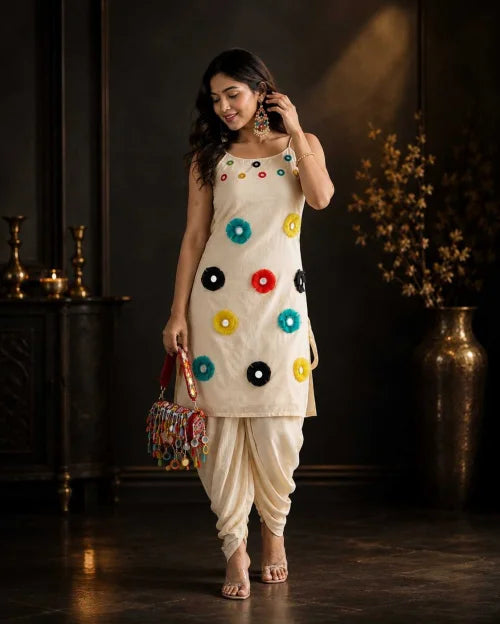 Each Cotton Party Wear Kurti