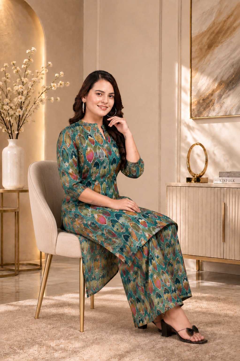 Each Heavy Rayon Designer Kurti