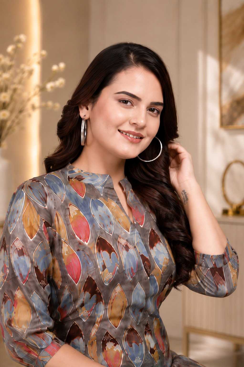 Each Heavy Rayon Designer Kurti