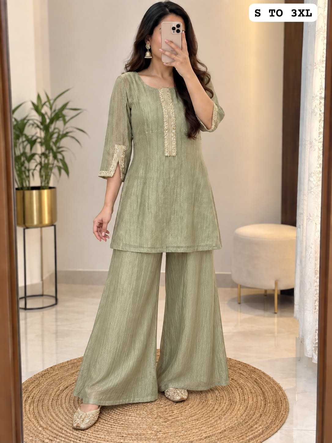 Festive Tissue Silk Party Wear Suit