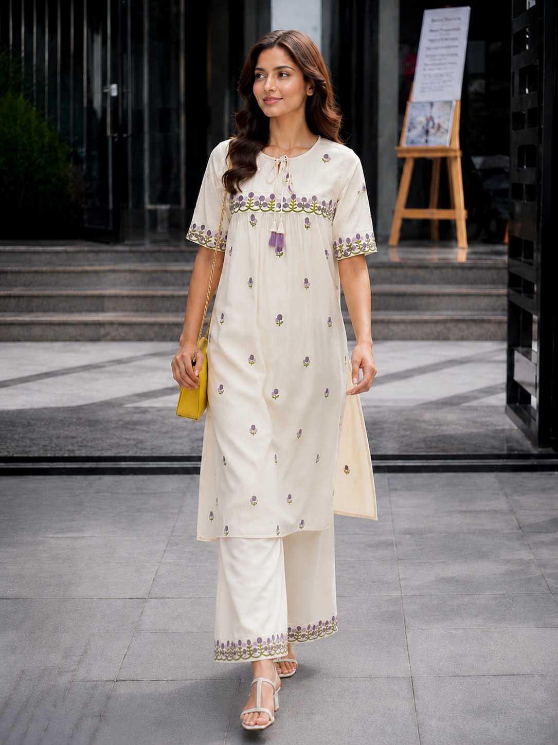 FOR Cotton Printed Suit