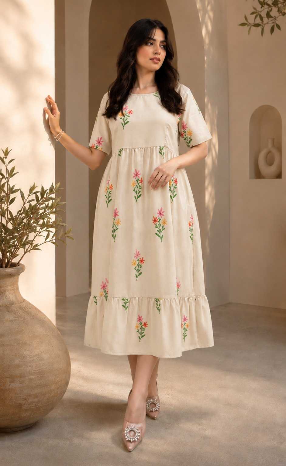 Cotton Designer Dress JT-151411